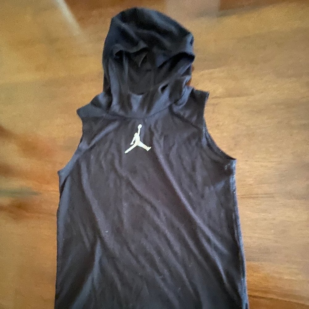 Nike Jordan Dri-Fit sleeveless hoodie Youth M